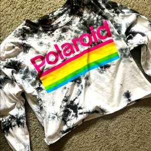 Tye Die Polaroid Cropped Top